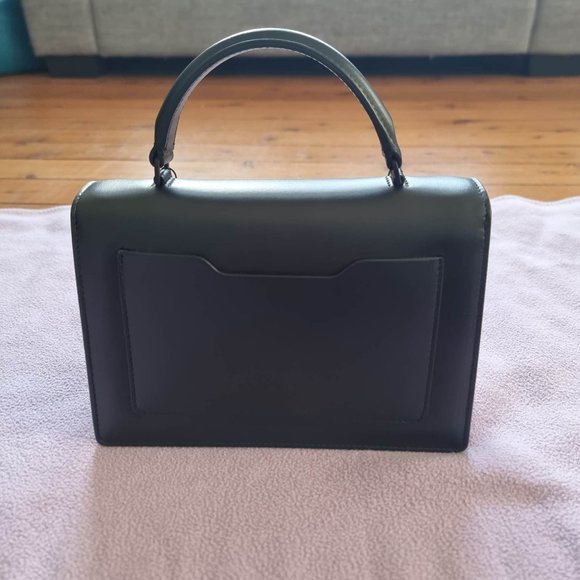 OFF-WHITE Jitney 1.4 Printed Leather Tote Bag in Black - Picture 2 of 9